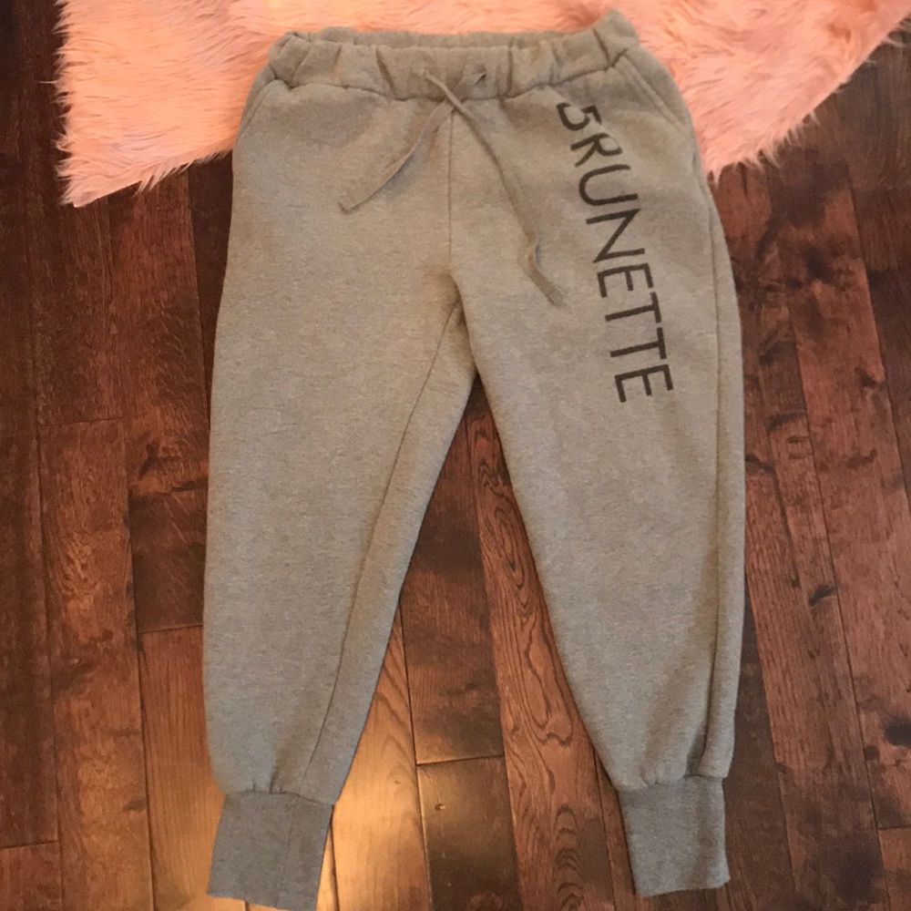 Brunette The Label cuffed joggers